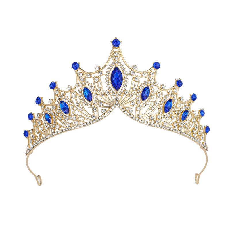 European & American Bridal Crown Headpiece - Wedding & Birthday Hair Accessory