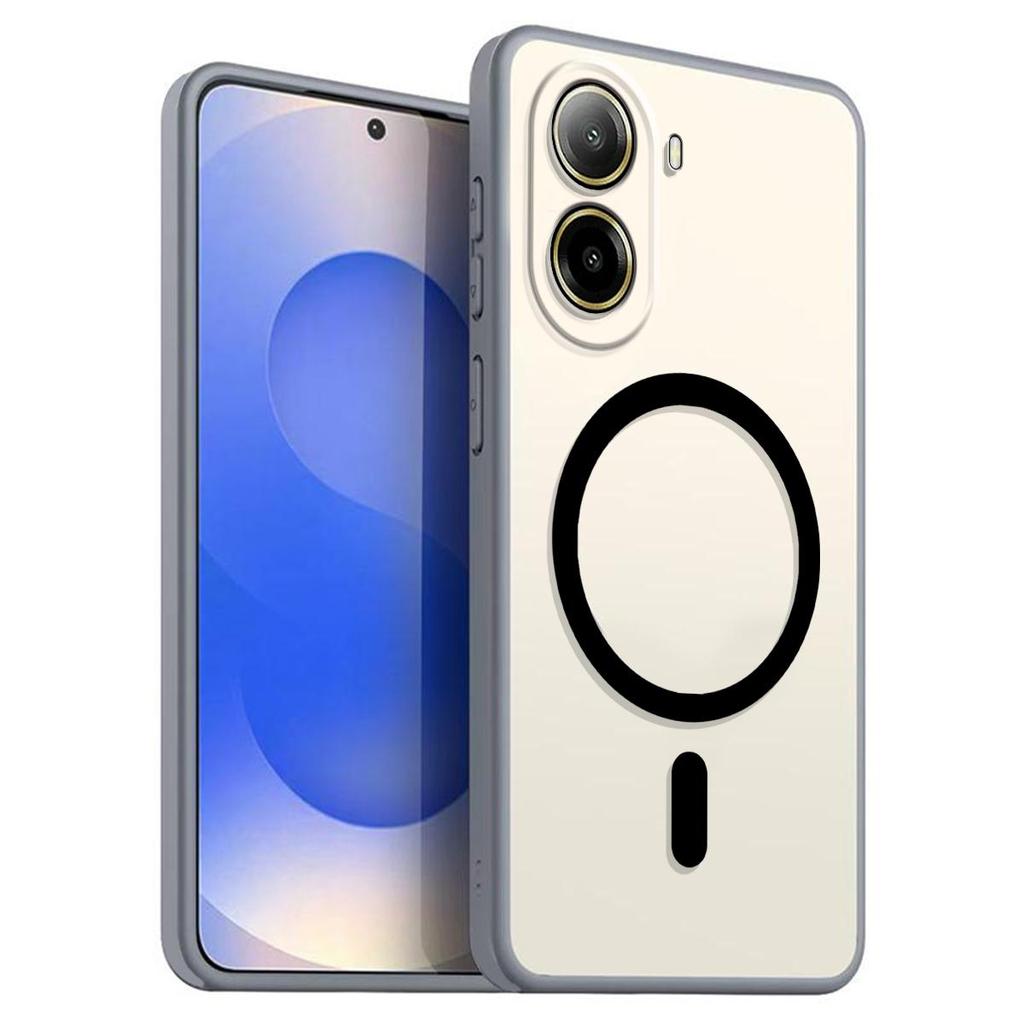 Magnetic Iron Ring Phone Case for Xiaomi POCO X7 Pro 5G Matte Soft TPU Shockproof Cover