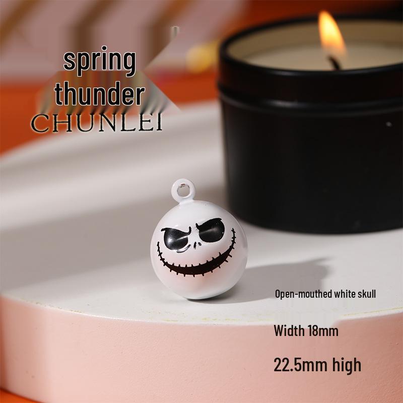 Halloween Cartoon Bell Pendant Pet Collar Ornament