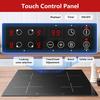 60cm Built-in 4 Zone Induction Cooktop with Booster, Touch Control, 6000W, 9 Power Levels, Timer, Child Lock, 220-240V