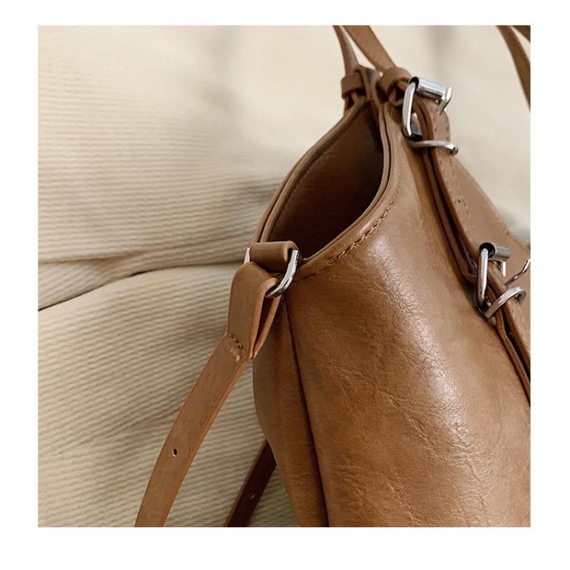 Tooxika New Retro Large Capacity High-end Commuter Bag For Women Simple And Versatile Shoulder Bag