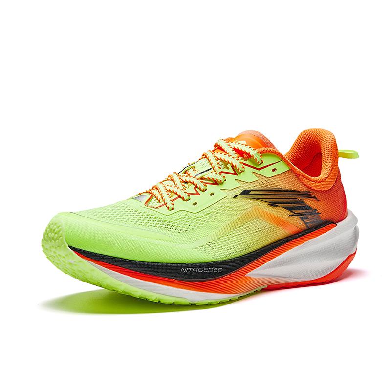 Anta Pioneer Training Running Shoes Men Sneaker Green Orange 912445599-7