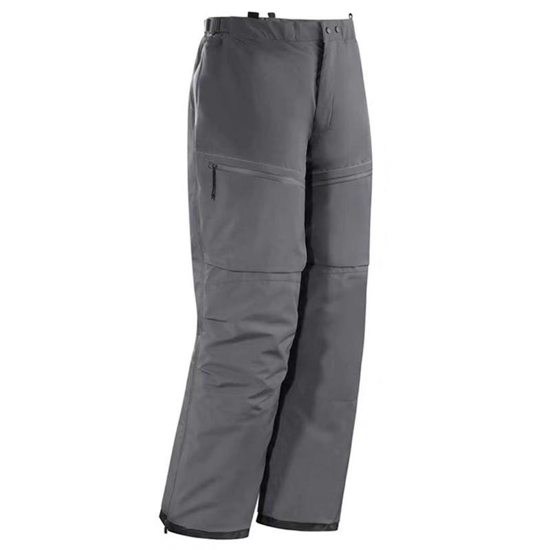 

Бавовняні штани Bird Home Outdoor Чоловічі потовщені водонепроникні лижні штани Full Zip Charge Pants XXL сірий