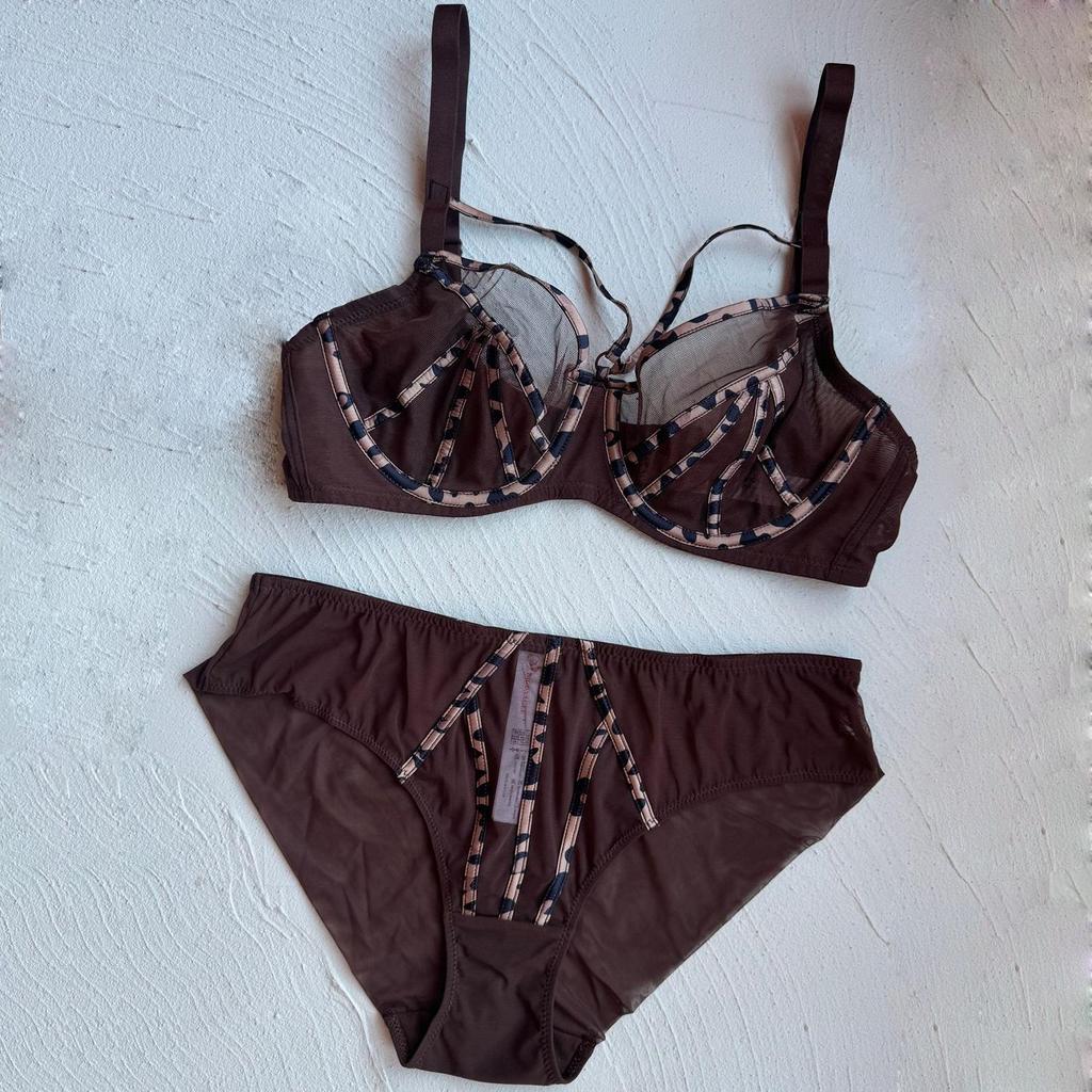 Women’s Large Size Bras Sets Ultra Thin Intimates Daily Sexy Underwear Sets BCDEFG Cup Bras Brief Lingerie Wear