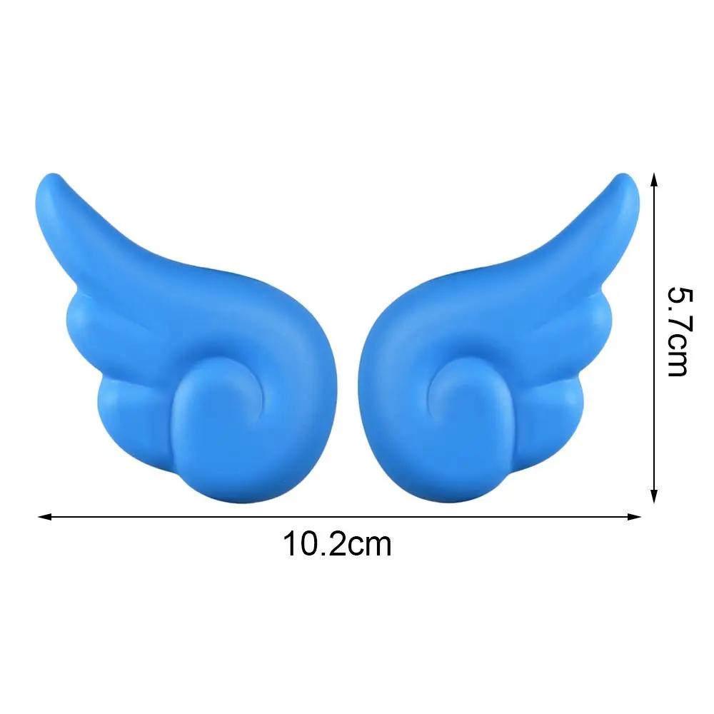 2PCS Universal Removable Bicycle Scooter Easy To Install Motorcycle Motorbike Angel Devil Wings Stickers Helmet Decoration