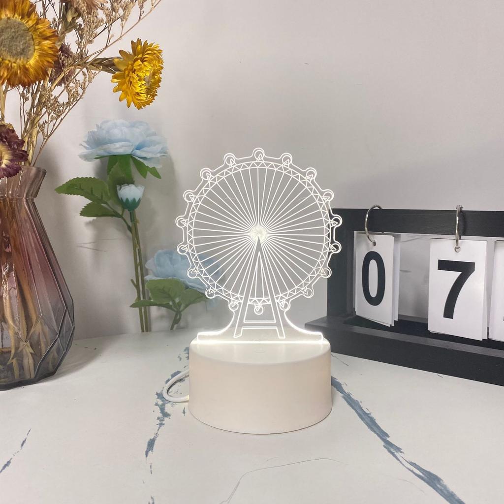 Creative Accompanying Hand Gift 3D Small Night Light Desktop Decorative Light Atmosphere Lamp Gift Bedside Luminous Atmosphere