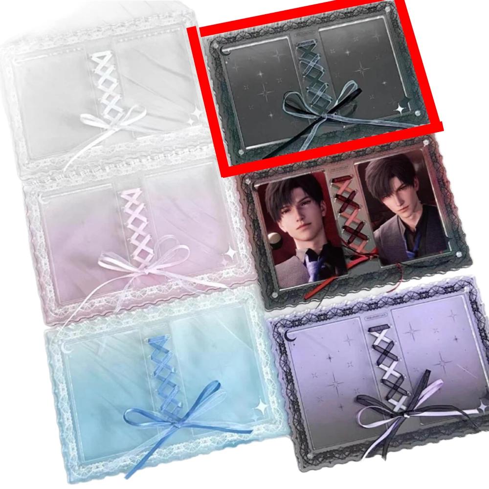 Acrylic Star Lace Band Photo Frame Ins Style Star Chasing Photo Storage Card Frame Creative Decorative Double Storage Frame New