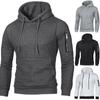 Fashionable Men's Plain Hooded Hoodie Sweatshirt Jacket Perfect For Running And Outdoor Activities