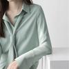 Blusa Mujer Moda Verano  Elegante Blusa Femenina Manga Larga Top Chic Blanco
