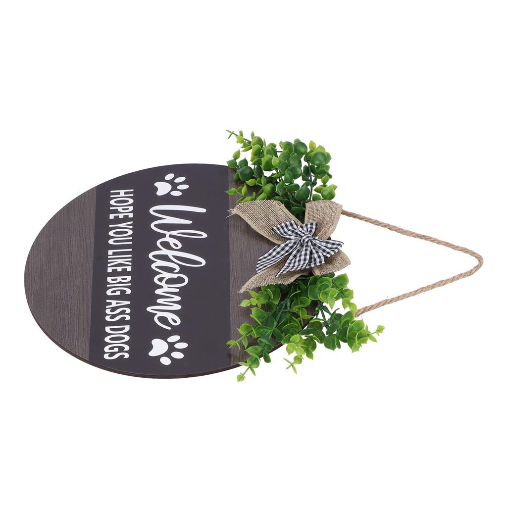 Willkommensschild Rustikaler Holztürhänger Bauernhaus Haustür Veranda Dekorationen für Zuhause Restaurant