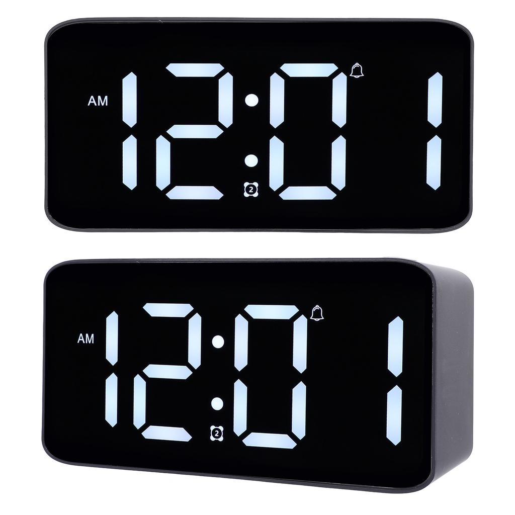 Bardzo głośny budzik z wibratorem pod łóżko Duży wyświetlacz LED Budzik wibrujący z kablem