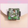 Creative Anime Inspired Glow In The Dark Cartoon Animal Metal Brooch Cute Enamel Pin