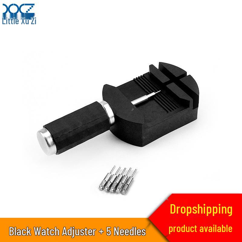 Steel Band Watch Link Remover with Five Pin Heads - Strap Adjuster and Repair Tool
