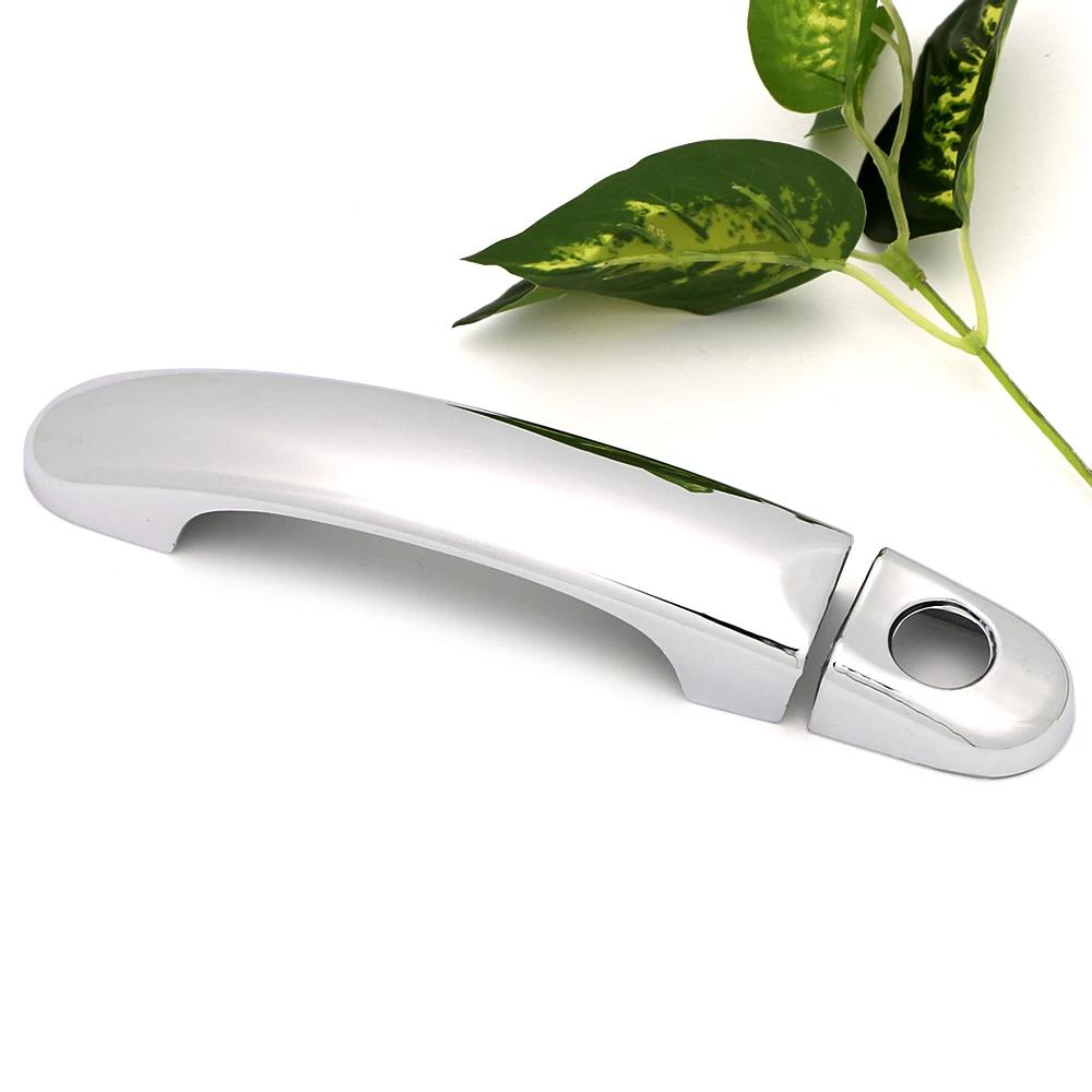 For Volkswagen VW Touran Caddy 2003 2015 Chrome Exterior Side Door Handle Cover Moulding Trim Frame Bezel 2006 2007 2013 2014