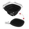 Multifunctional Foldable Face Ice Bath Bowl Silicone Built-in Ice Tray Portable Ice Basin Skincare Washbasin for Women Girls