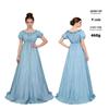 Regency Era Bridgerton Victorian Cosplay Gown for Halloween