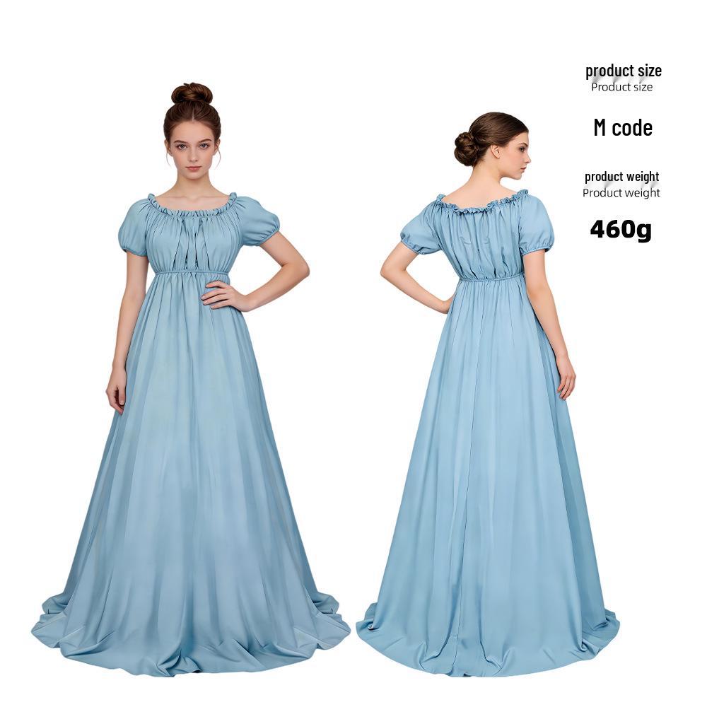 Regency Era Bridgerton Victorian Cosplay Gown for Halloween