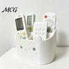 Desktop Storage Caddy 3D Printed Remote Control Holder, Animal Design Box Rabbit Organizer for Desk, 4-Compartments TV