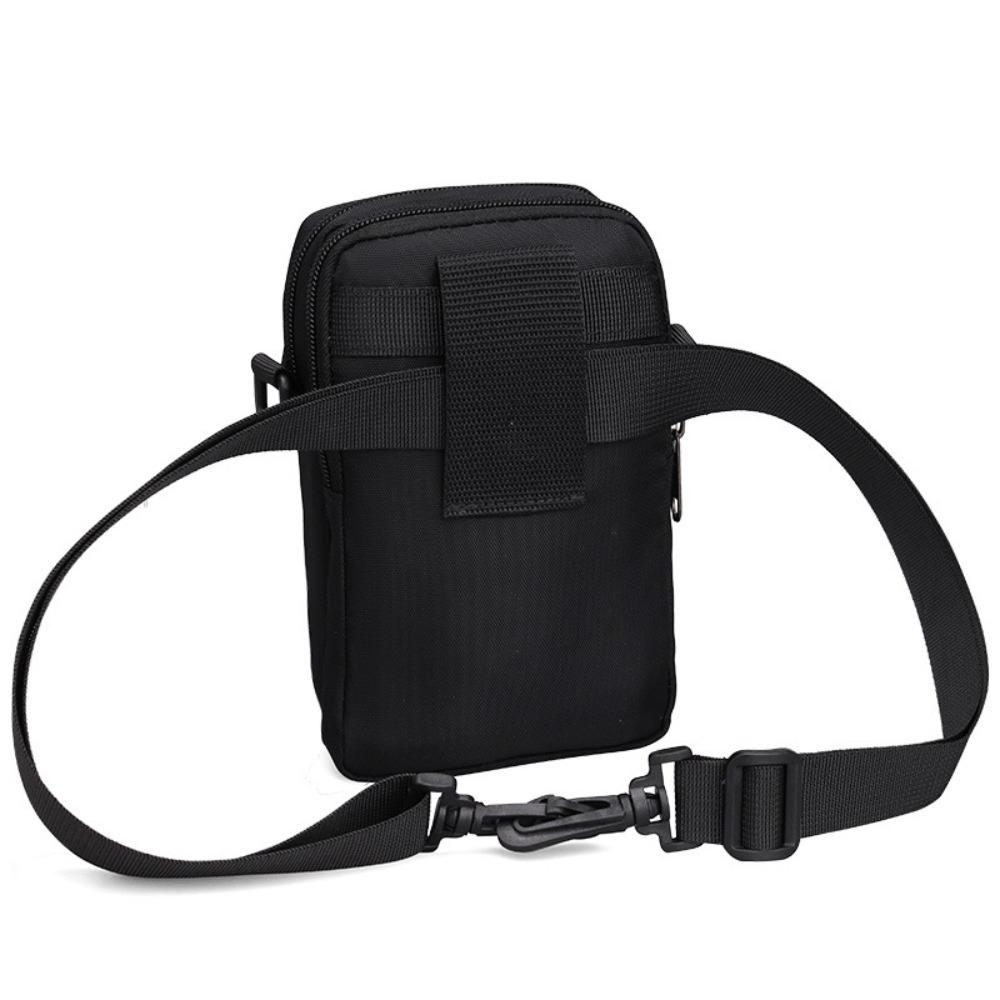 Fashion 3 Layers Small Shoulder Bag Nylon High Quality Messenger Bag Waist Bag