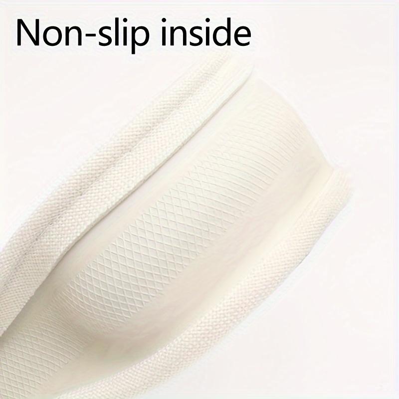 2pcs Cotton and Linen Embroidered Tulip Car Steering Wheel Cover Auto Parts - Anti-Slip, Wear-Resistant, Sweat Absorbing