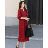 Demana Summer Petite Linen Blend Round Neck Straight Dress
