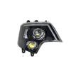 Dual Lens Full LED Headlamp for Sinotruk T7 TX T5G A7 (Super Bright Front Spotlight, Black)
