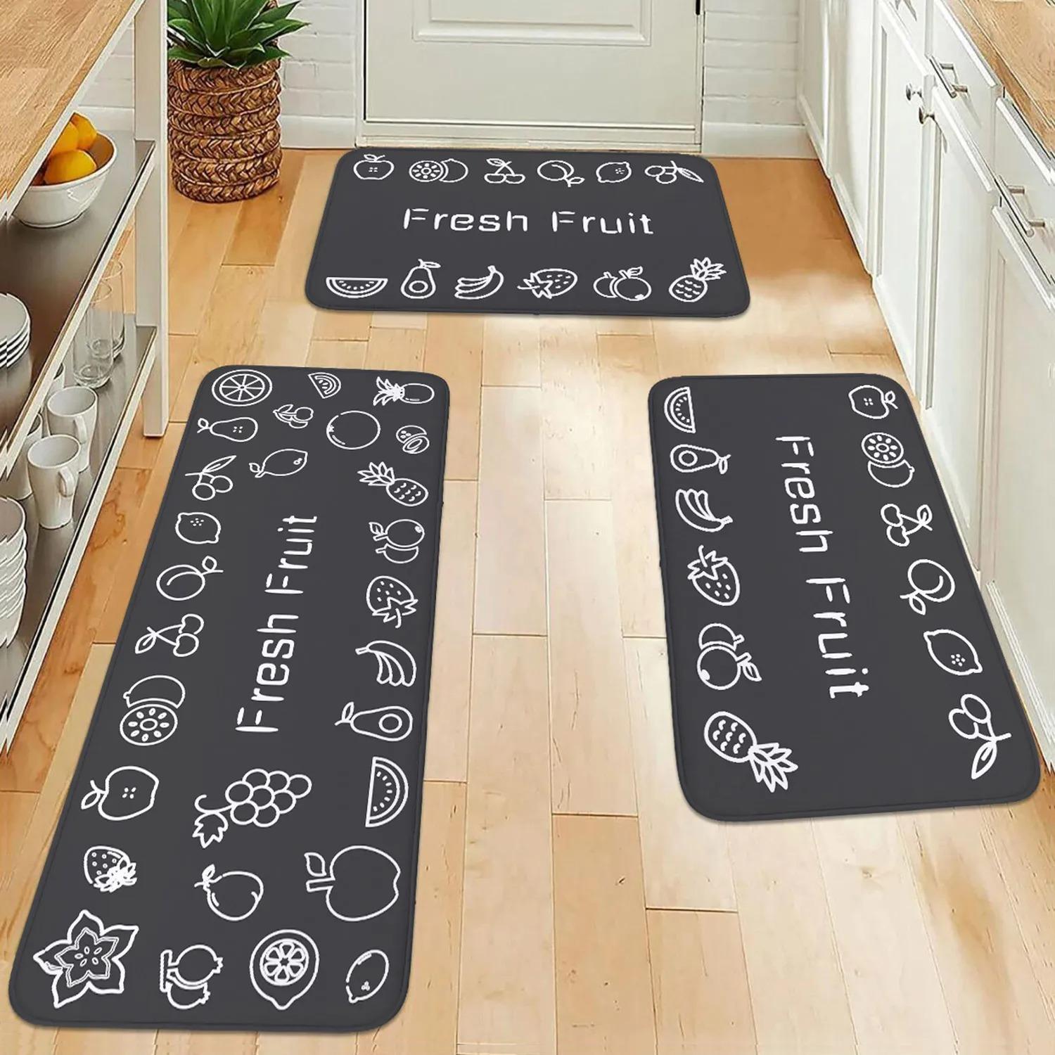 

Carpet Non Slip Bedroom Rug Kitchen and the Carpet Is Soft Furniture Decoration Living Room Bedroom Floor Mats Home Textile 40x60cm-1PCS