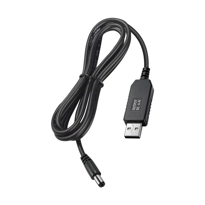 USB to DC Boost Cable: 5V to 8.4V/9V/12V/12.6V for Small Appliances, Routers, Optical Modems