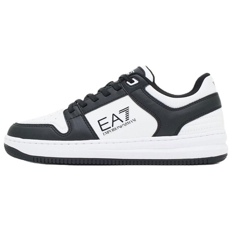 

Emporio Armani EA7 Slasher Color Block Lace-Up 3.4cm Low-Top Sneakers Unisex sneakers Black White 7X000345AF11988MC001 42