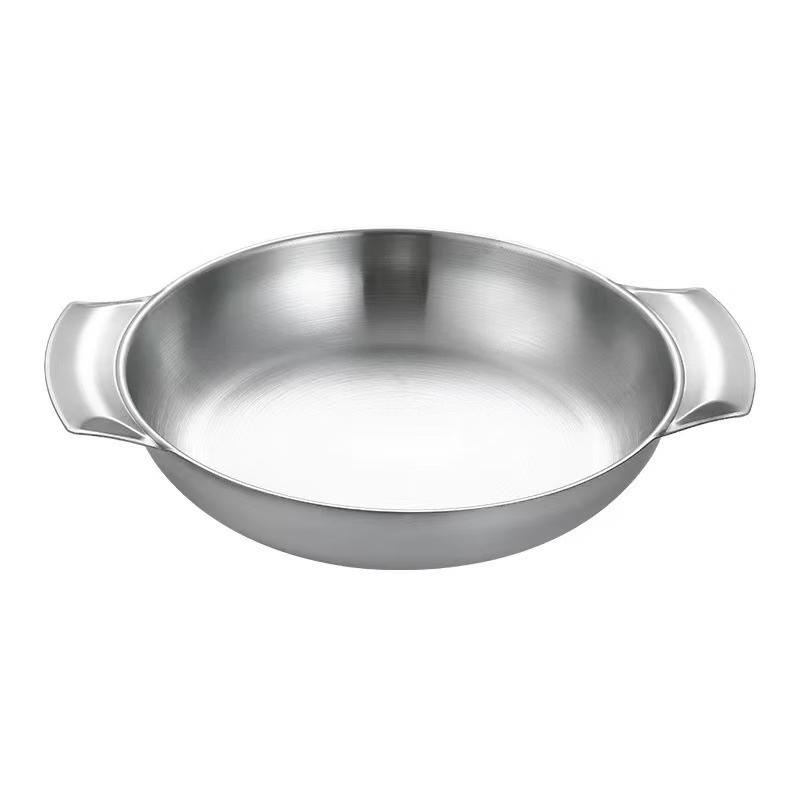Ru Han 201 Stainless Steel Multi-purpose Deep Serving Pan