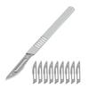 20pc Carbon Steel Scalpel-Blades + 2pc Handle DIY Cutting PCB Repair Hand Tools