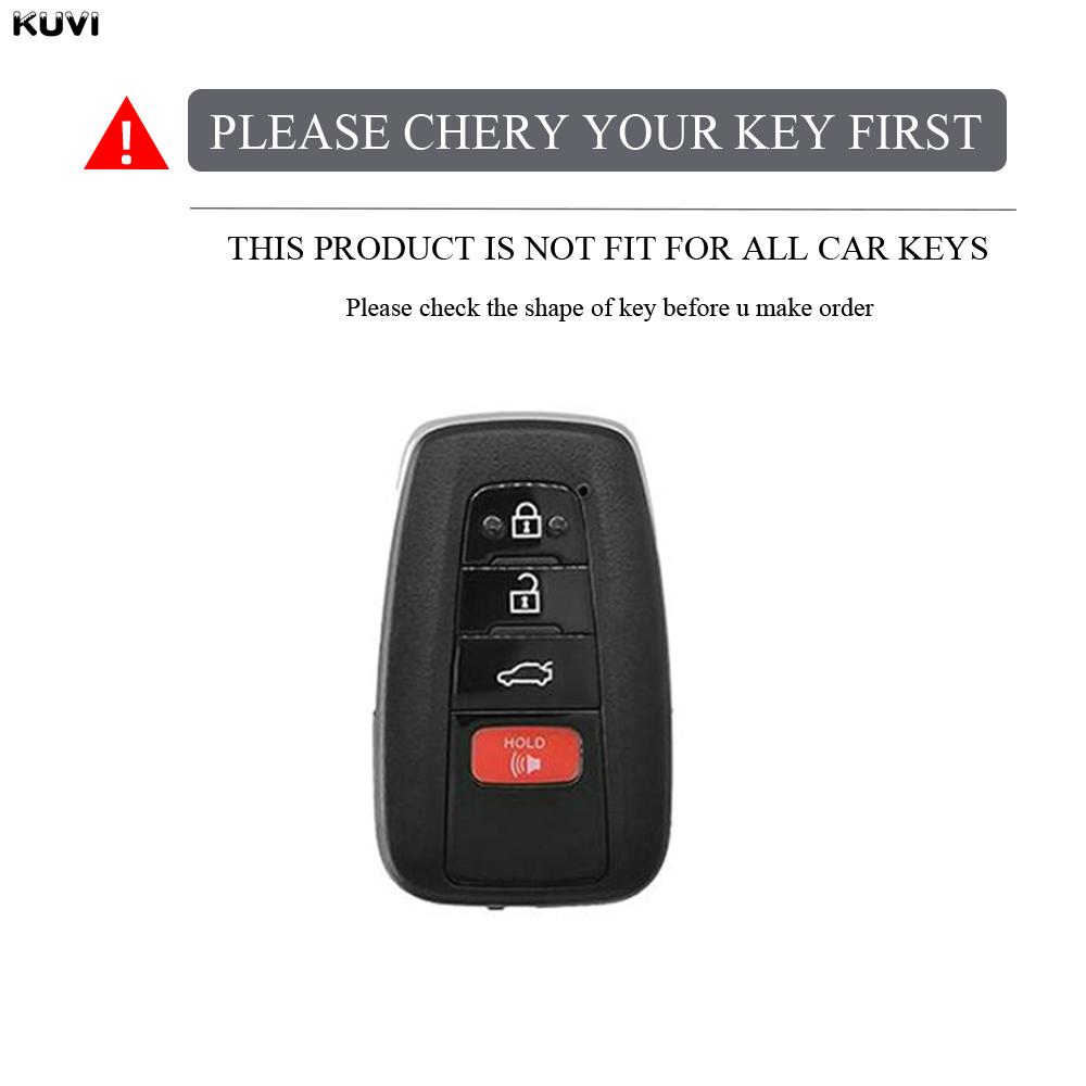 TPU Car Key Case Cover Shell For 4 Button Toyota Prius Camry Corolla CHR C-HR RAV4 Land Cruiser Prado Fob Keychain Accessories