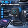 Dual Device Car AUX Adapter Bluetooth 6.0 Hands-Free Car Kit USB Music Player  Music Streaming