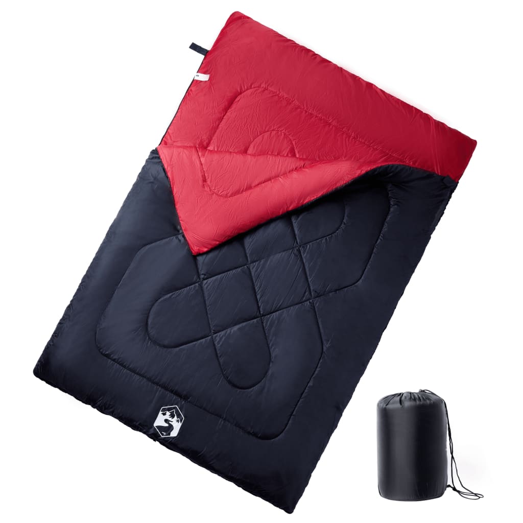 Doppelschlafsack mit Kissen für Erwachsene Camping 3 4 Jahreszeiten