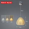 Modern 3D Printing Kitchen Bar LED Pendant Lights Bedroom Bedside Chandelier Bedroom Study Restaurant Island Cafe Hanging Light