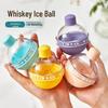 Silicone Ice Ball Mold for Easy Release: Home Use Whiskey Sphere Tray
