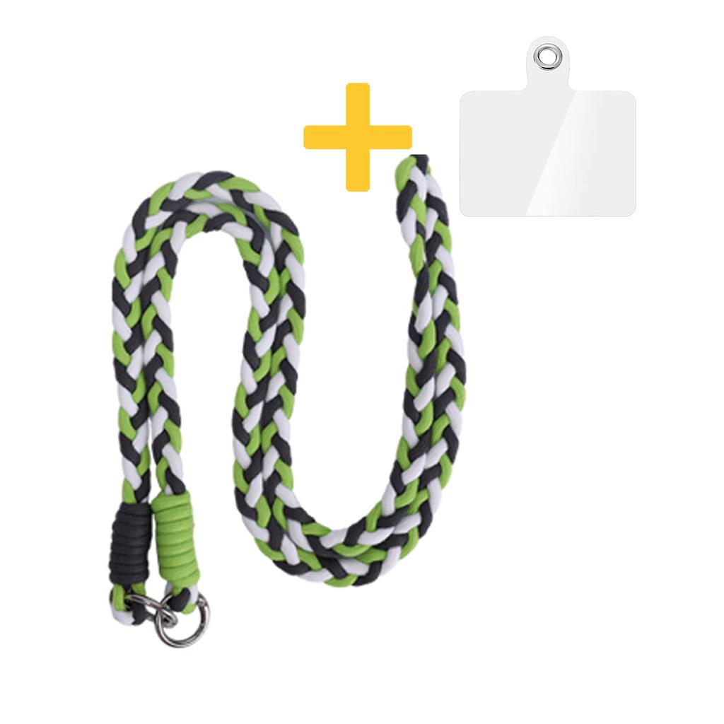 Braided Phone Lanyard Crossbody Phone Strap with Tether Tab Anti-lost Neck Wrist Hanging Rope Universal Mobile Phone Lanyards