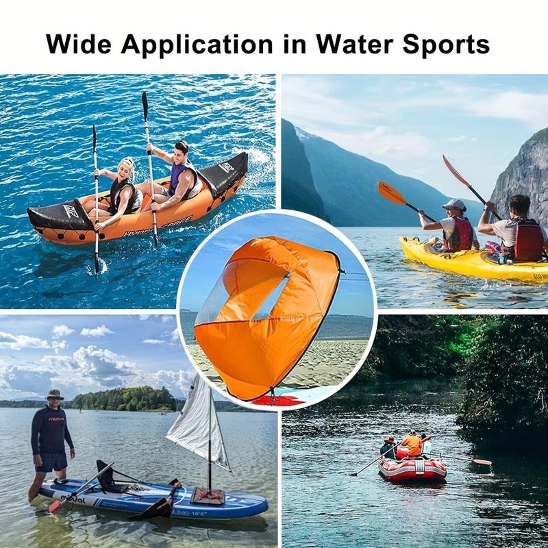 Skládací Kajak Větrný Plachtový Kit Skládací Pádlo Plachtění pro SUP Paddleboard Kánoe Nafukovací Člun Odolný Lehký