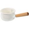Emaille Milchkännchen Hitzebeständiger Milchsudtopf Handlicher Milcherhitzer Antihaftbeschichtete Saucepan