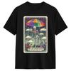 Unisex Tarot Card The Lovers Goth Skeleton Halloween Occult Tshirts Cotton Clothes Beach Y2k Funny Short Sleeve Tshirt O Neck Tee