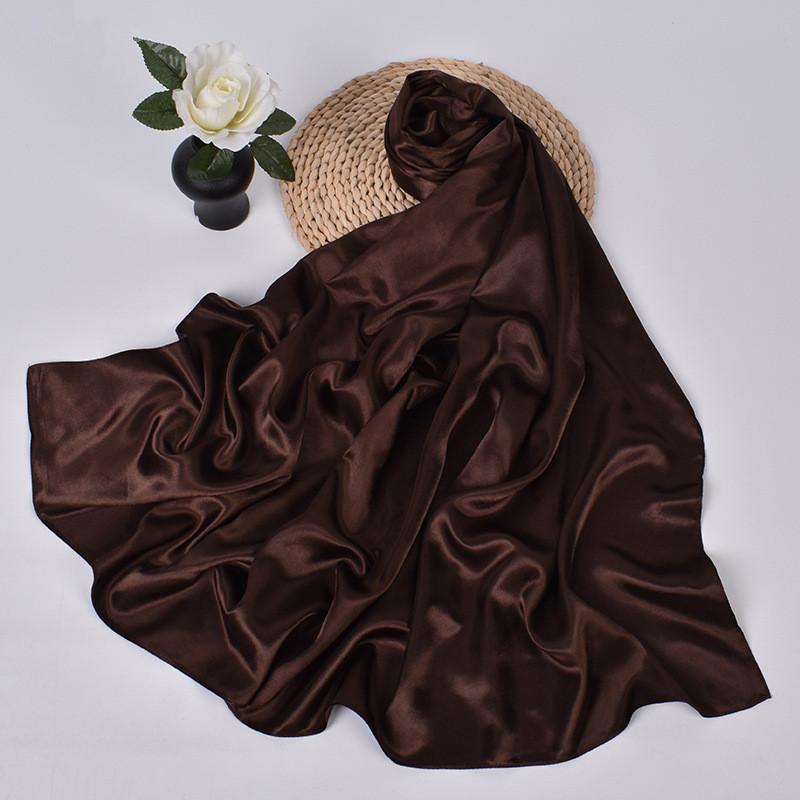 90cm Silk Scarf Scarftop Headwraps For Woman Fashion Four Seasons Hair Accessories Hijab Foulard Bandana Femme Headscarf