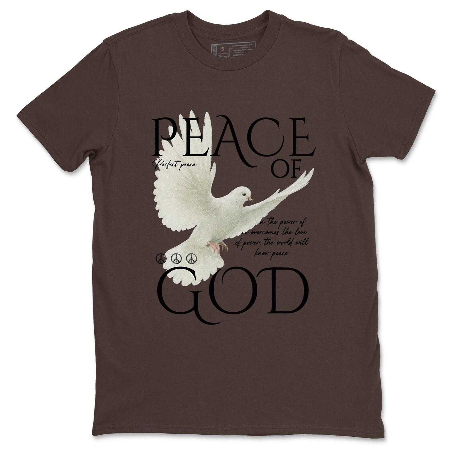 Peace of God graphic tee. Streetwear graphic T-Shirt. Matching 4s Cave Stone S