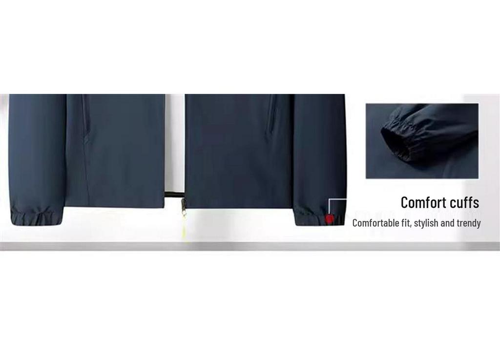 Men's Waterproof Windproof Stand Collar Work Jacket with Custom Logo for Autumn/Winter