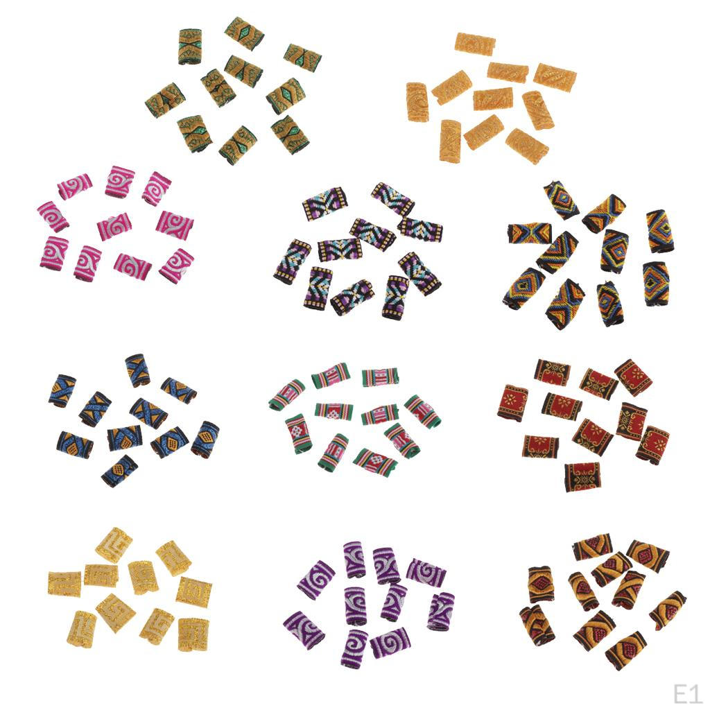 1 Barevné korálky Copánky Přívěsky náušnic 5-7mm