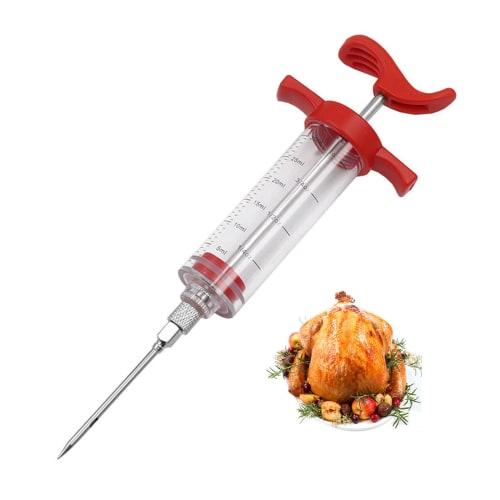 Food Seasoning Syringe, Meat Syringe, Seasoning Container Syringe, Meat Syringe, Seasoning Injection Tool, Condiment Container, BBQ Syringe, Marinade