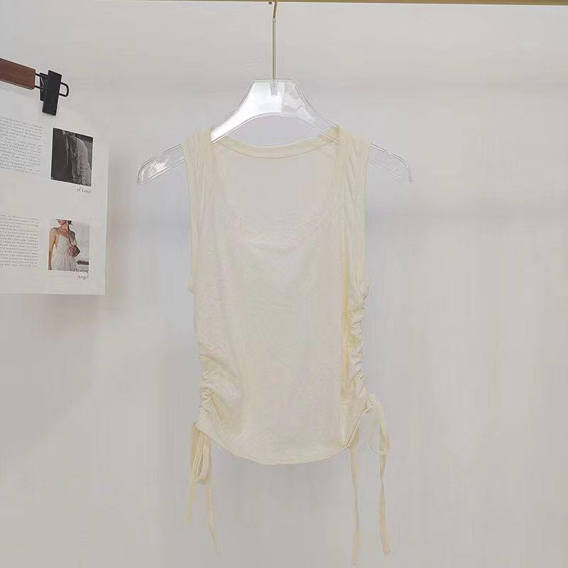 

Женский жаккардовый нейлоновый комплект для йоги: жилет и шорты - летний фитнес-топ без рукавов Extra Large жёлтый