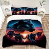 3pcs Panther Family Duvet Cover Set - Includes 1 Duvet Cover and 2 Pillowcases, No Quilt Core, All-Season Home Decor yy251111042