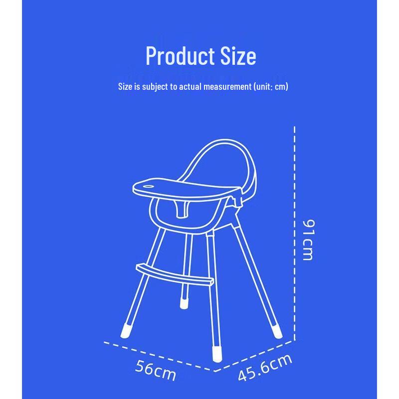 Składane krzesełko do jadalni dla niemowląt i dzieci