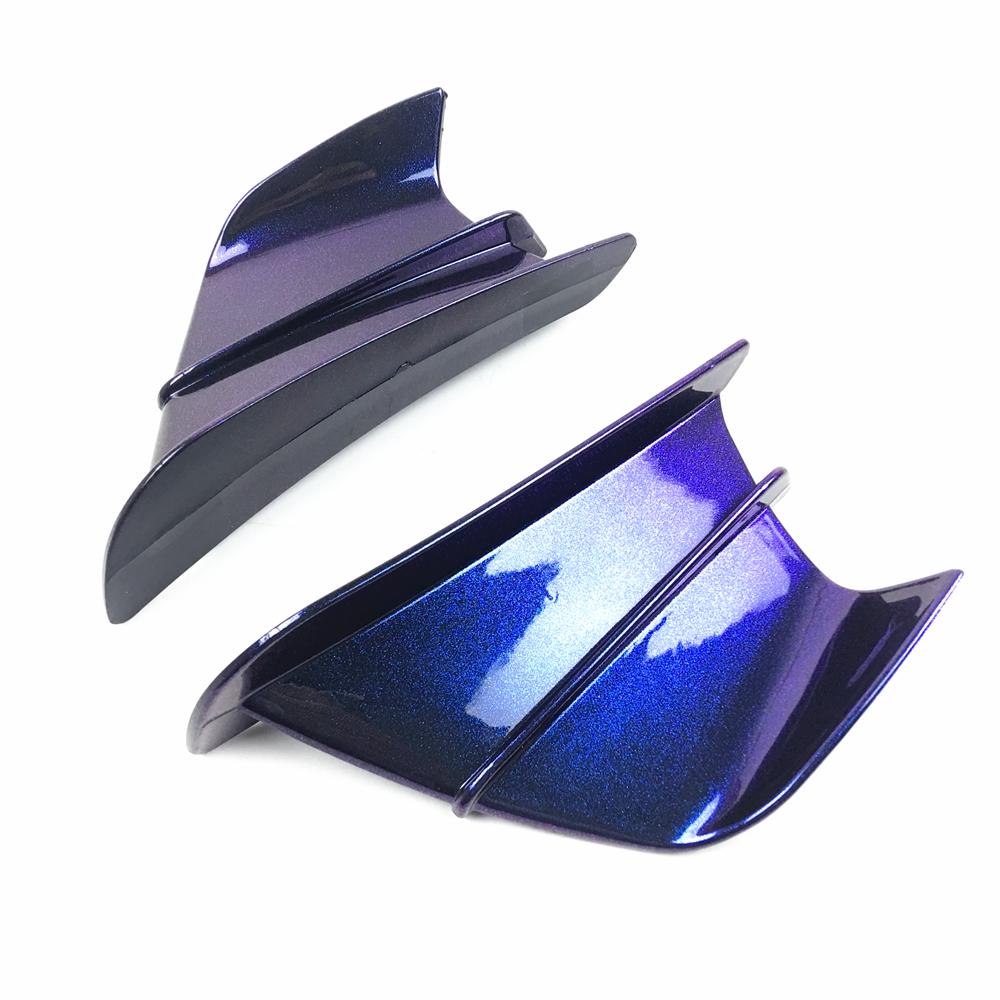 Motorcycle Winglet Aerodynamic Wing Kit Spoiler For KAWASAKI Ninja H2 H2R Yamaha Honda Suzuki BMW BWS RS JOG JOE