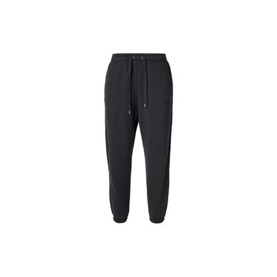 Pantalón de chándal de punto casual de color sólido de la serie Wordmark para hombre Negro FJ0697-045